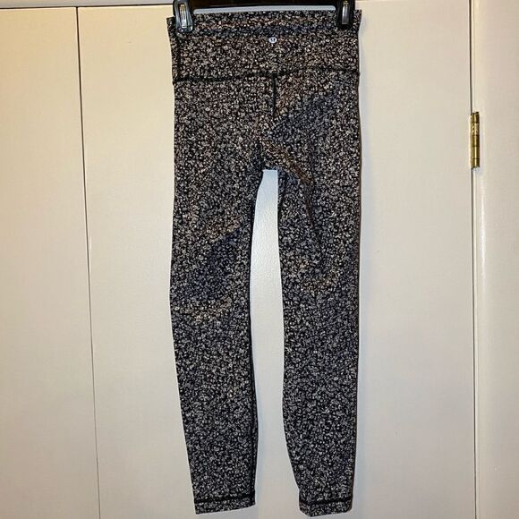 LULULEMON Wunder Under Hi-Rise 7/8 Tight (Full-On Luxtreme) Daisy Dust Alpine 4 - Picture 6 of 9